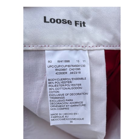 New Dickes Red Shorts Size-w30
