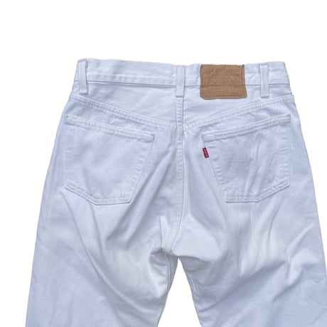 Levi’s 501 White Denim Pant’s Sizew30 L29 MADE IN USA 1984’