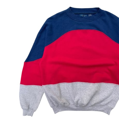 “ TOWNCRAFT “ Multi Color Sweater Size-L 90s~