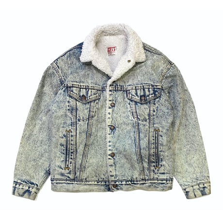 80's Levi's Denim Boa Jacket size S