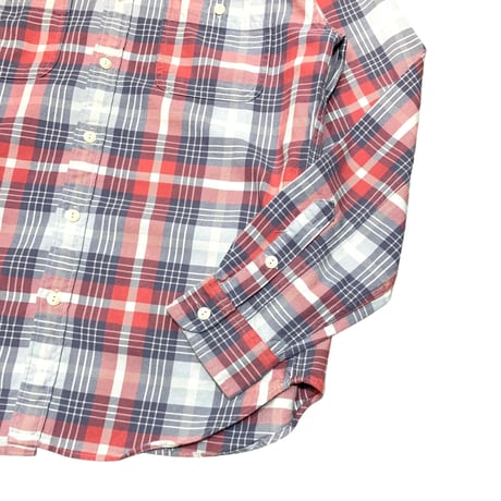 J.CREW CHECK L/S SHIRT size M