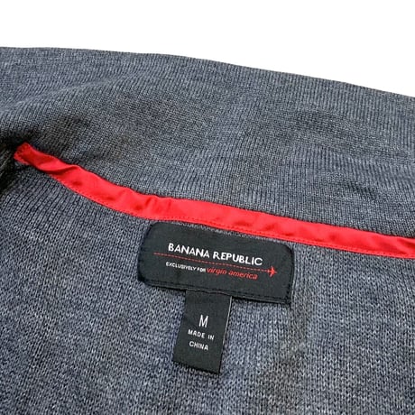 Banana Republic Zip Up Knit size M
