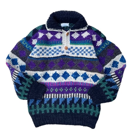 Otavalo Wool Knit Size-L MADE IN ECUADOR