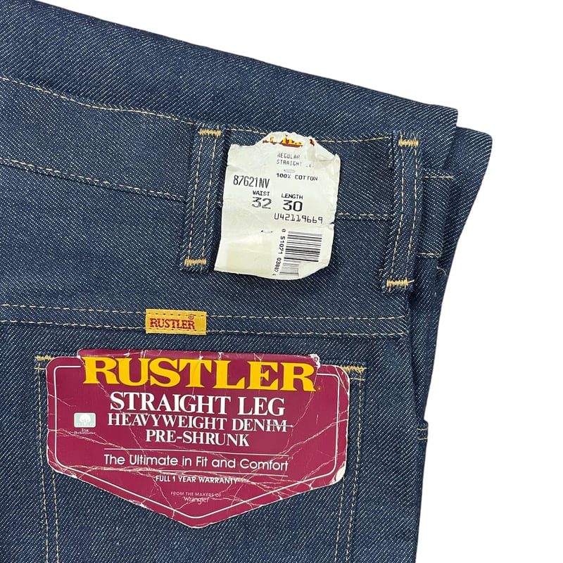 RUSTLER “Dead Stock” Denim Pant's Size-w32 L30 RUSTLER “Dead Stock” Denim Pant's Size-w32 L30