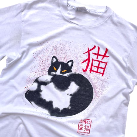 猫Tee Size-L 80s~