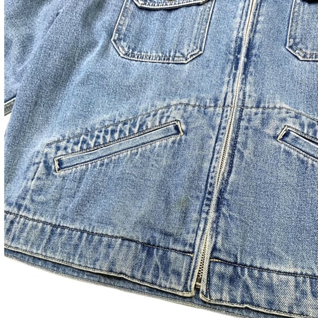 GAP BLUE JEANS  FLEECE LINER DENIM JACKET size M程