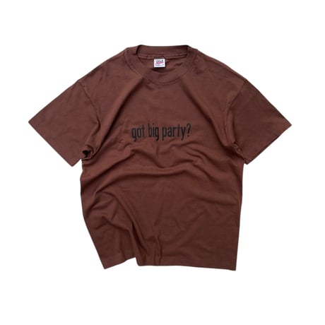 got big party? “Limited Material Edition” Black × Smoky Brown Size-L