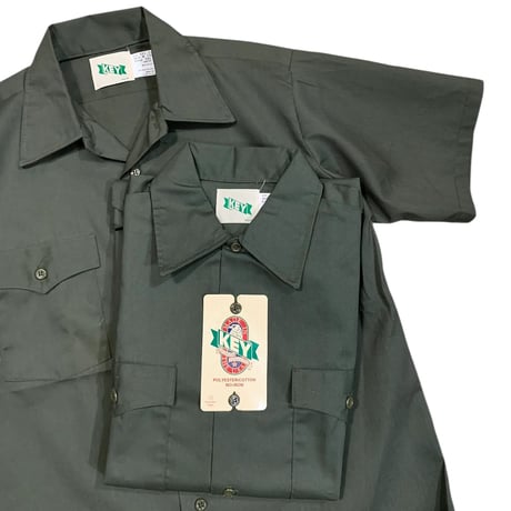 NOS KEY S/S WORK SHIRT size M