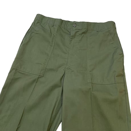 DEAD STOCK 70-80's U.S.ARMY BAKER PANTS (POLYESTER×COTTON) size 36,38inch