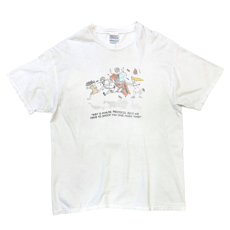 90-00's PROTOCOL T-SHIRT size XL〜XXL