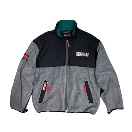 TOMMY HILFIGER Zip Fleece Size-L 90s~ Condition-mint
