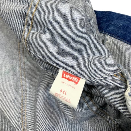 80's Levi's Hand Painted Denim Jacket size 44・L