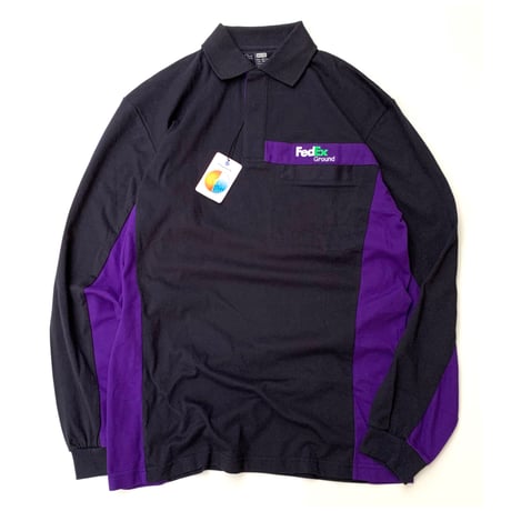 NEW FedEx L/S POLO SHIRT size M