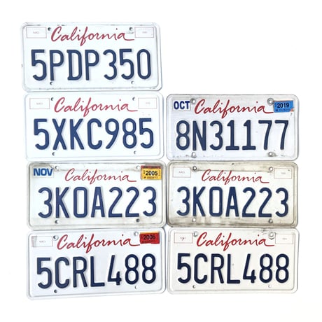 California licenseplate