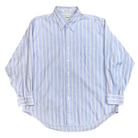 90's L.L.Bean L/S STRIPE SHIRT size L〜XL程度