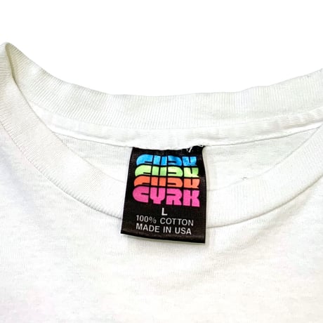 1990 CYRK T-SHIRT MADE IN USA size M〜L程度