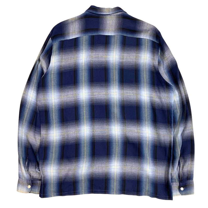 Vintage 60's Towncraft Ombre Check Rayon Shirt