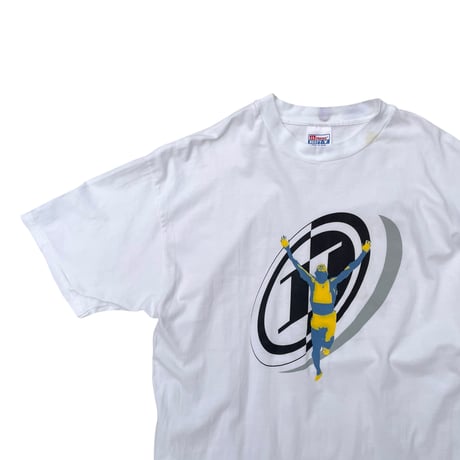I Run Tee Size-XL 90s~