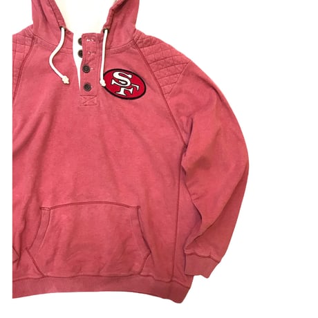 San Francisco 49ers🏈 Mitchell & ness Hoodie Size-XXXXL  実寸XXL程