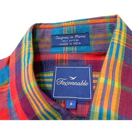 New Check B.D Shirt size M程