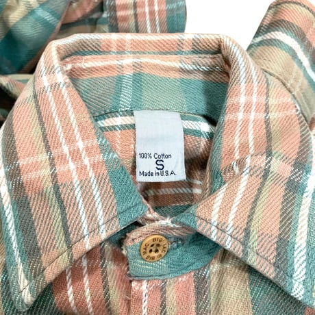BIGMAC HEAVY FLANNEL SHIRT size S