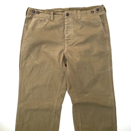 Polo Ralph Lauren 43khaki Type Herringbone Pants W38 L34