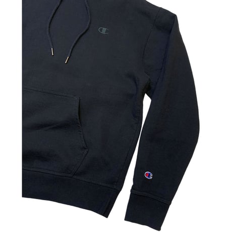 CHAMPION BLACK HOODIE size L