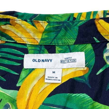 OLD NAVY B.D BANANA SHIRT(SLIM FIT) size M