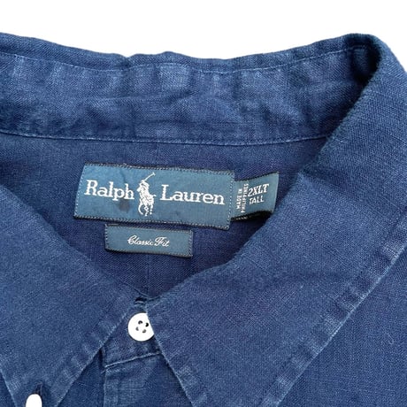 Polo Ralph Lauren 100%Linen L/s B.D Shirt Size2XLT