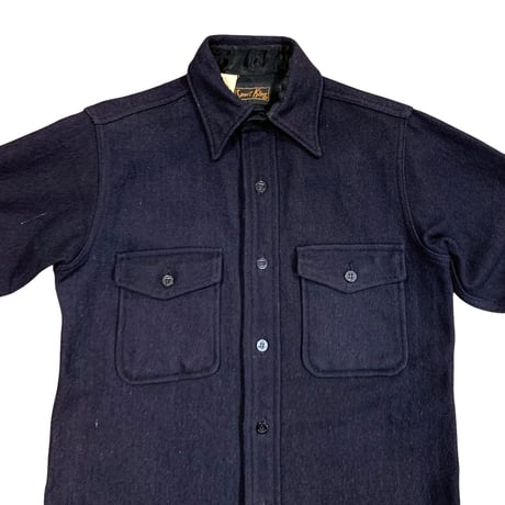 60-70's Sport King CPO Wool Shirt size M