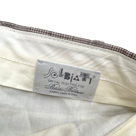 SOLBIATI SPECIAL SELECTION FOR Brooks Brothers LINEN Slacks Size-w35 L30程