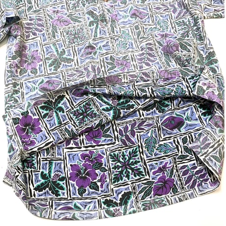 PULLOVER ALOHA SHIRT size M程