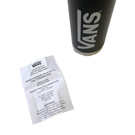 NEW VANS WATER BOTTLE (750 ml)