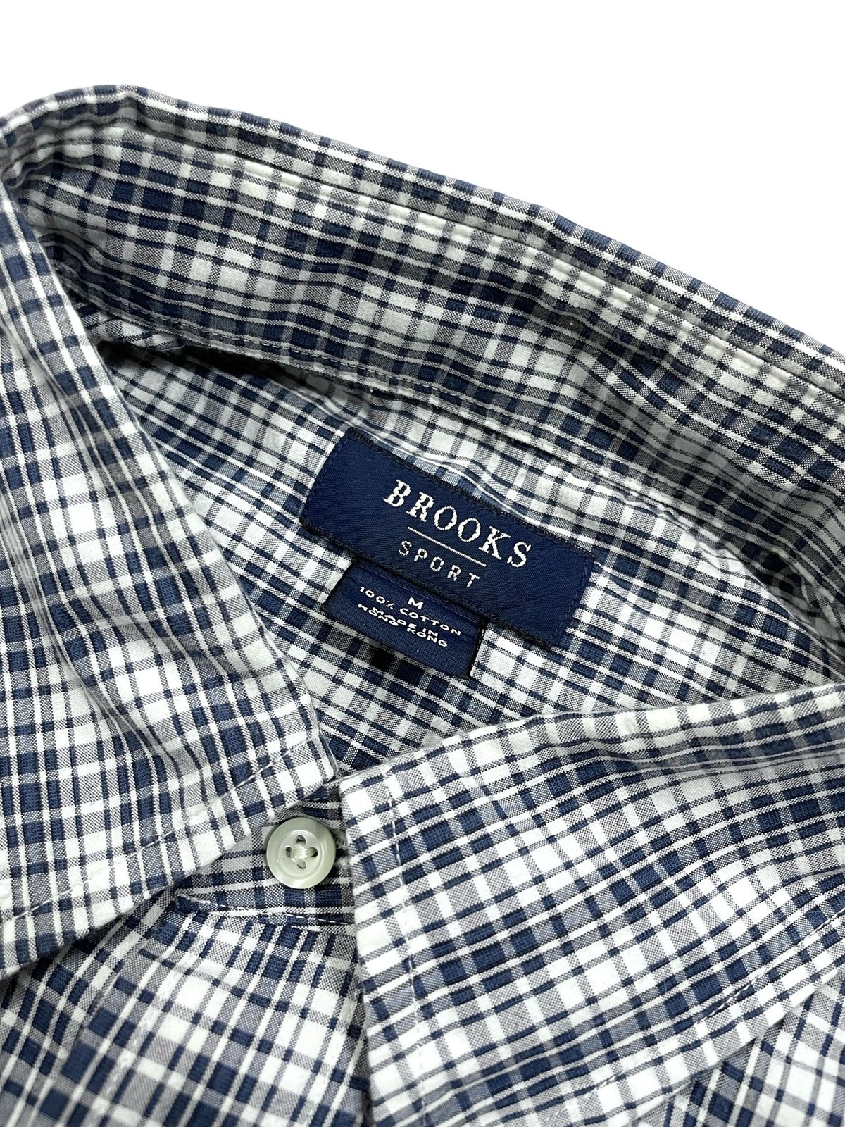 希少 00s Brooks Brothers シャンブレーシャツ M BROOKS BROTHERS シャツ コットン アートスクール インディゴ