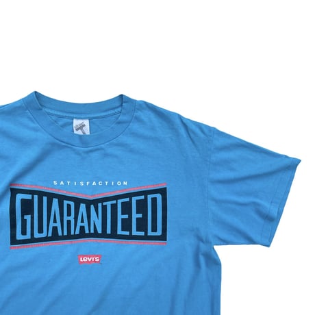 Levi’s “ SATISFACTION GUARANTEED “ Tee Size-L MADE IN USA 90s~