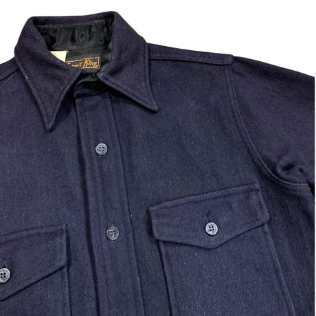60-70's Sport King CPO Wool Shirt size M
