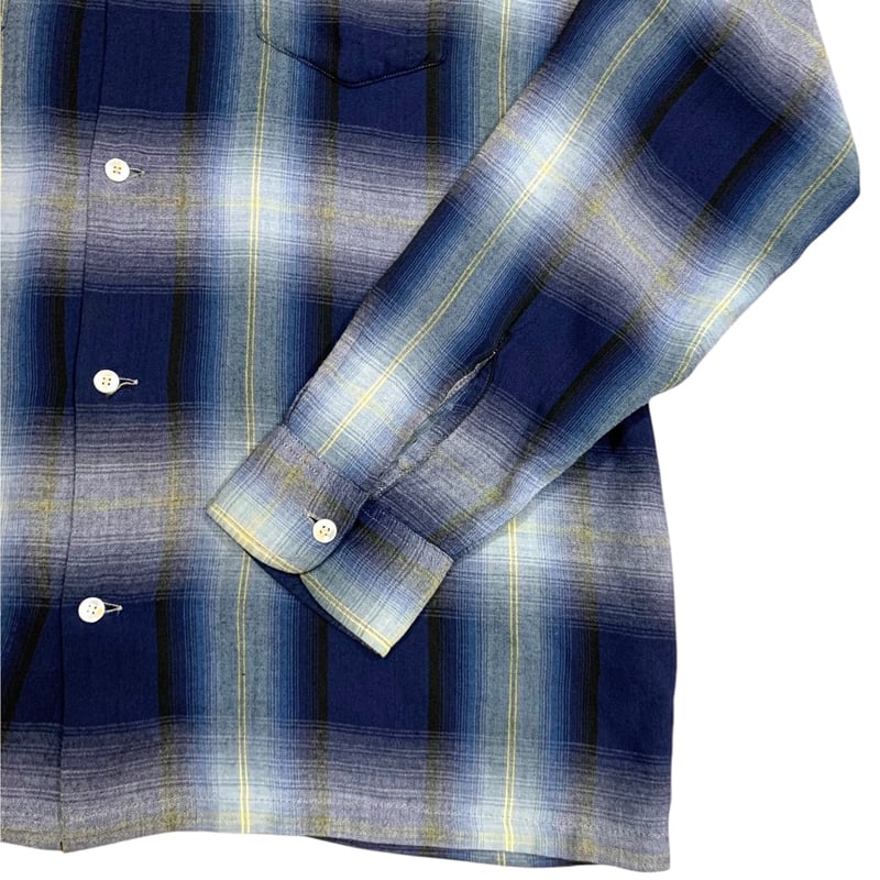 Vintage 60's Towncraft Ombre Check Rayon Shirt
