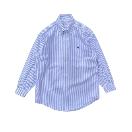 Brooks Brothers B.D Shirt Size-M purple × White