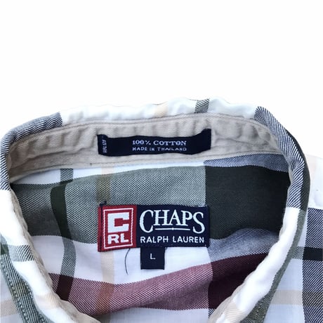 CHAPS Ralph Lauren B.D Shirt Size-L