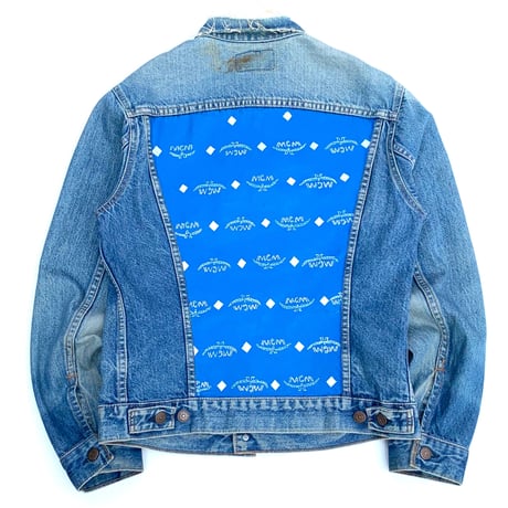 MCM HAND PAINT DENIM JACKET size 38