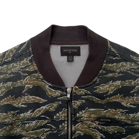 TRUE RELIGION Tiger Camo Sweater Size-XL