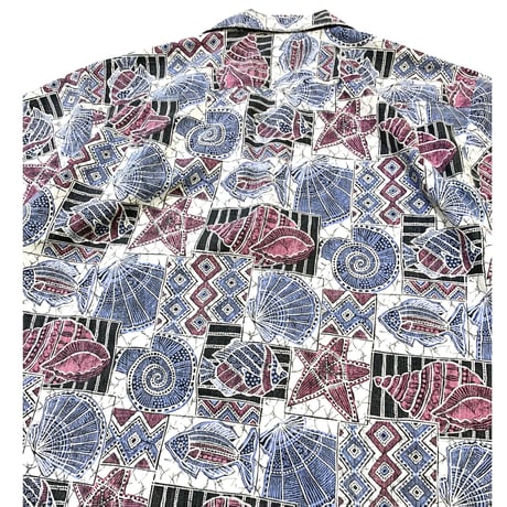 COTTON ALOHA SHIRT size L〜XL程