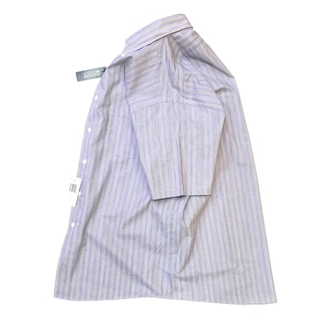 NOS ARROW STRIPE POPLIN S/S SHIRT size M