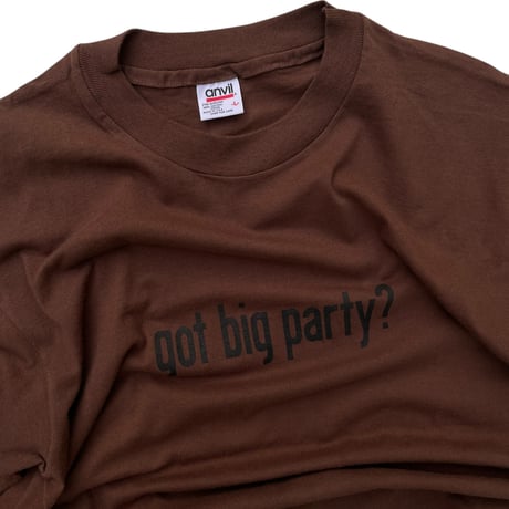 got big party? “Limited Material Edition” Black × Smoky Brown Size-L