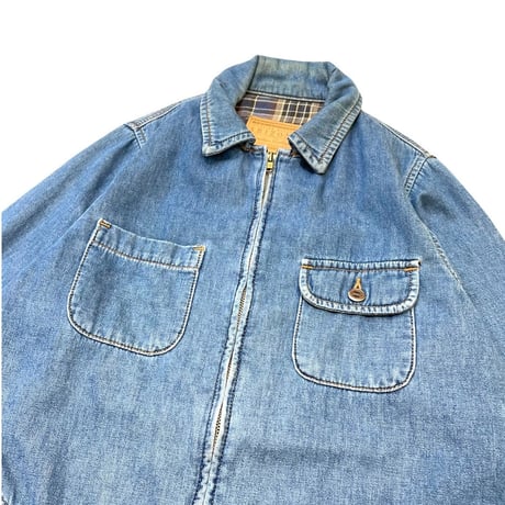 WOMEN'S  90's DENIM SHIRT JACKET MADE IN USA🇺🇸 WOMEN'S・L