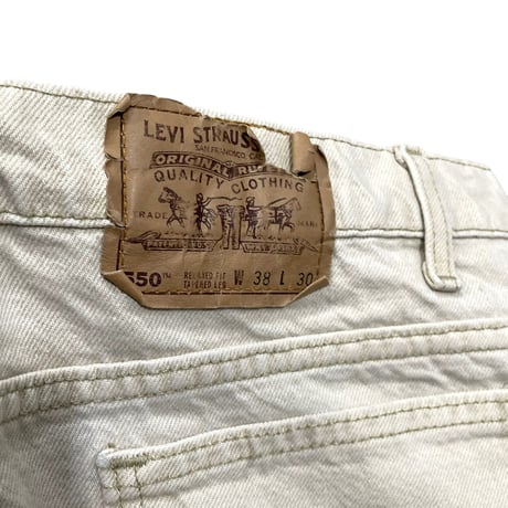 Levi’s 550 Orange Tab Size-w38 L30 MADE IN USA 90s~