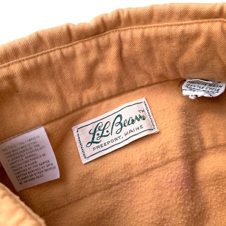 70's L.L.Bean Chamois Cloth Shirt size L程