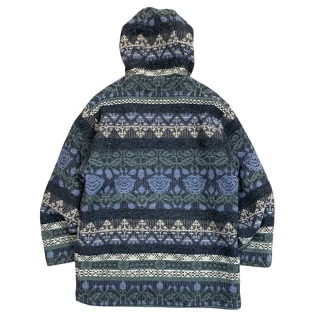 90-00's WOOL RICH WOOL HOODIE JACKET size M