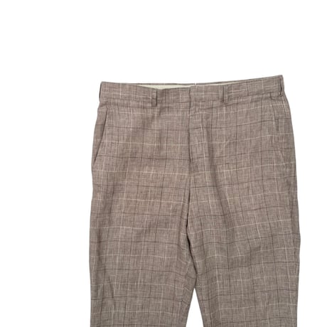 SOLBIATI SPECIAL SELECTION FOR Brooks Brothers LINEN Slacks Size-w35 L30程