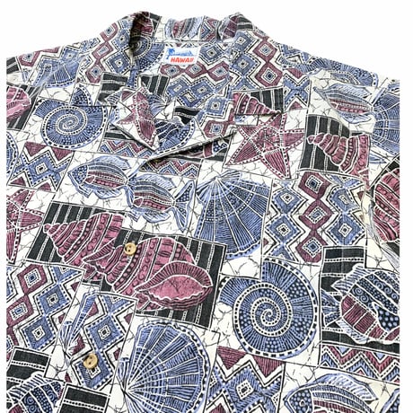 COTTON ALOHA SHIRT size L〜XL程